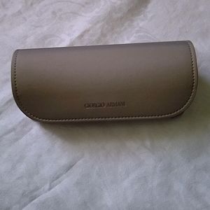 Tan GIORGIO ARMANI glass case